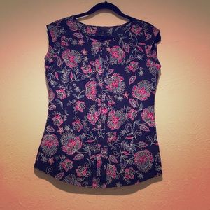The Limited Floral Sleeveless Blouse Size XS